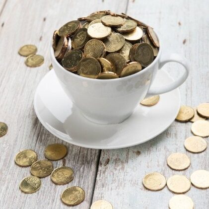 Coins for Coffie - Cappuccino